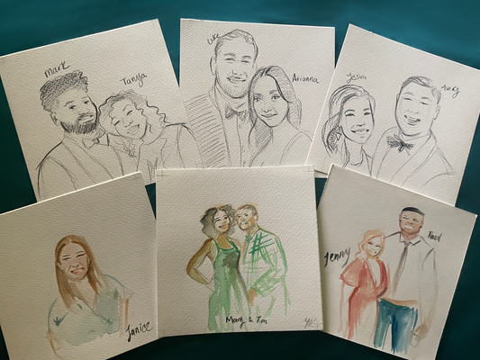 Wedding Party Favors by Miami Artist Yashiva Robinson